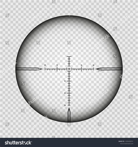 Sniper Scope Cross Rifle Optical Sight Stock Vector (Royalty Free ...