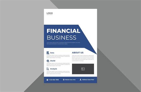 finance and business flyer design. budget management service poster ...