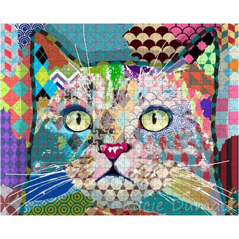 Puzzle Jigsaw Puzzle Cat Puzzle Cat Art Puzzle Cat 671 | Etsy