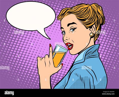 girl alcoholic drink Stock Vector Image & Art - Alamy