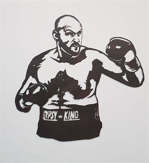 Tyson Fury 'Gypsy King' Wall Art - Plasma Metal Art