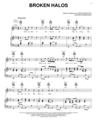 Broken Halos Official Sheet Music Download by Chris Stapleton - Mike ...