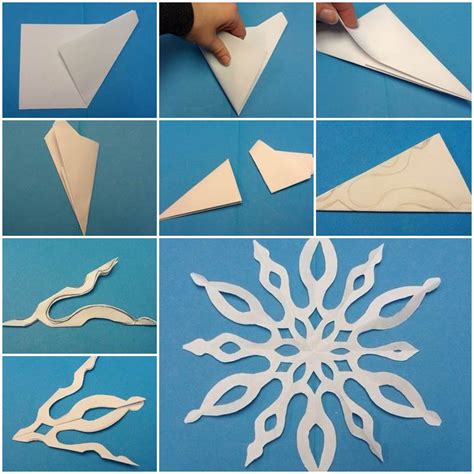 DIY Cut a Snowflake 1