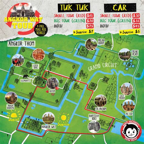 Angkor Temples Map