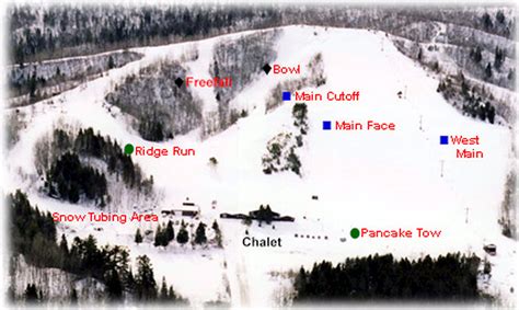 Mont du Lac Ski Area Ski Trail Map - 3125 Mont du lac Drive Superior WI ...