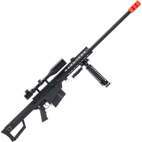 [Reviews] Lancer Tactical Barret M107A1 Airsoft Sniper Rifle (Spring Powered) 50 Caliber Black