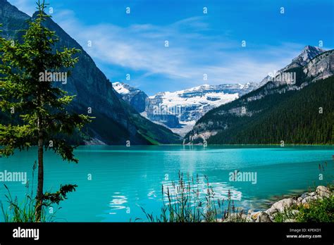 Lake Louise in Canada Stock Photo - Alamy