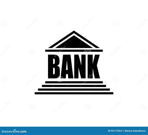 Icône de banque logo illustration de vecteur. Illustration du isolement - 93177824