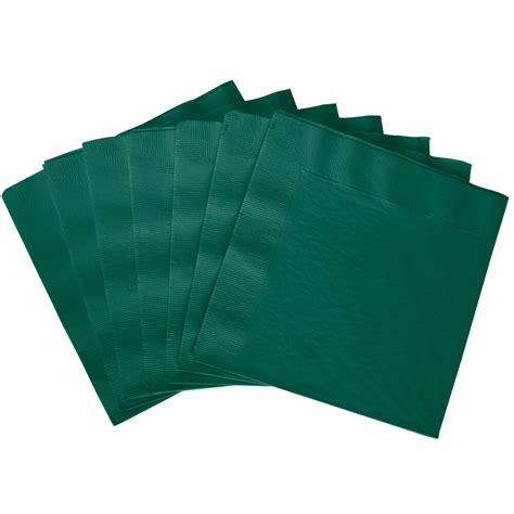 Hunter Green 3-Ply Dinner Napkins, Paper - Creative Converting 593124B ...