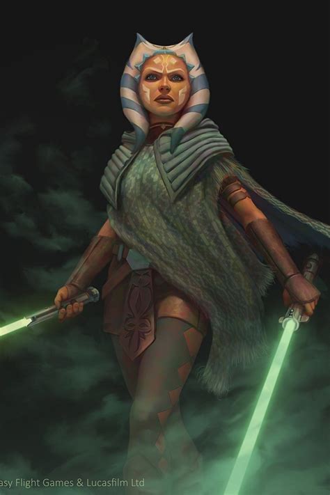 640x960 Resolution Ahsoka Tano Mandalorian Character Art iPhone 4, iPhone 4S Wallpaper ...