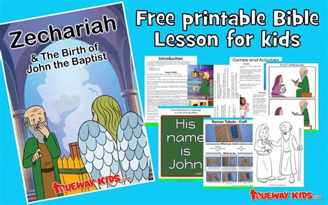 Zechariah and The Birth of John the Baptist - Trueway Kids