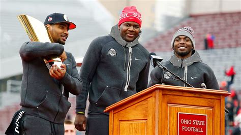 Ohio State Buckeyes celebrate their title at Ohio Stadium - ESPN