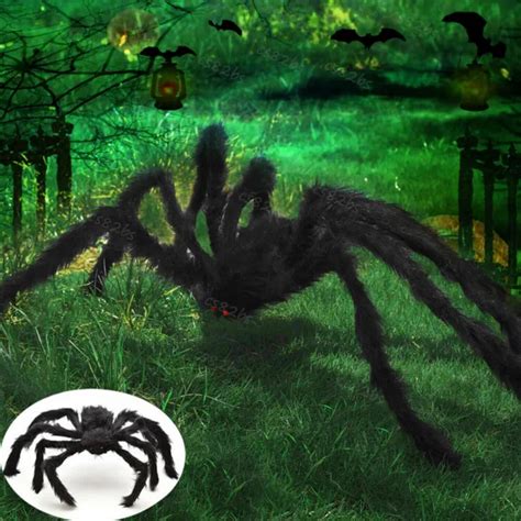 HALLOWEEN LARGE BLACK Spider Scary Haunted House Prop Party Decor Outdoor Indoor $5.99 - PicClick