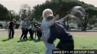 Tackled Betty White GIF - Find & Share on GIPHY