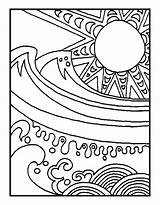 Abstract Coloring Pages Free Printable PDF sketch template