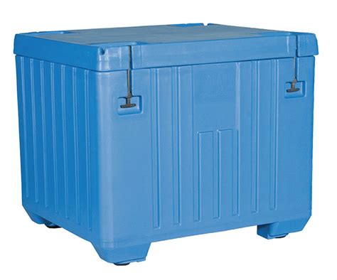 POLAR TECH Dry Ice Transport Cooler, 30 cu ft, Blue Plastic - 12G122|TC30 - Grainger