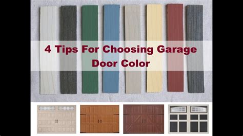 How To Select Right Garage Door Color - YouTube