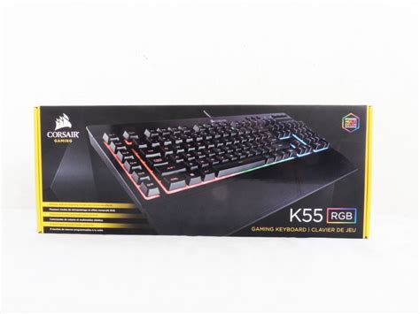 Corsair K55 RGB Gaming Keyboard Review