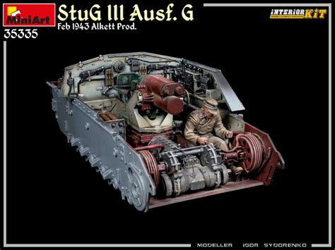 Build Up Part IV of Kit: 35335 StuG III Ausf. G Feb 1943 Alkett Prod. INTERIOR KIT | Miniart