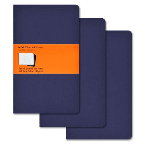 Moleskine Cahier Journal Set of 3 - Navy | Moleskine, Swag ideas, Journal