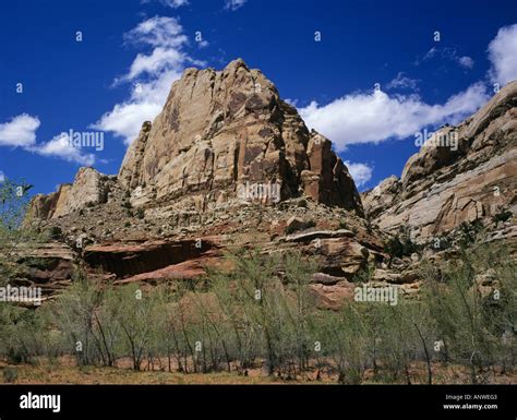 Navajo Dome, Capitol Reef NP, Utah , USA Stock Photo - Alamy