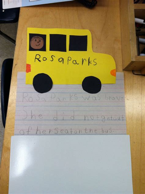 Rosa Parks with my Kindergarteners | Black history month preschool, Black history month crafts ...