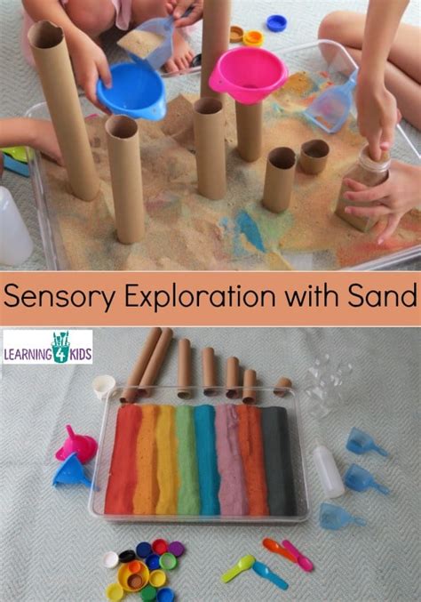 Sensory Exploration with Sand | Learning 4 Kids