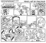 Comic Strip Coloring Pages sketch template