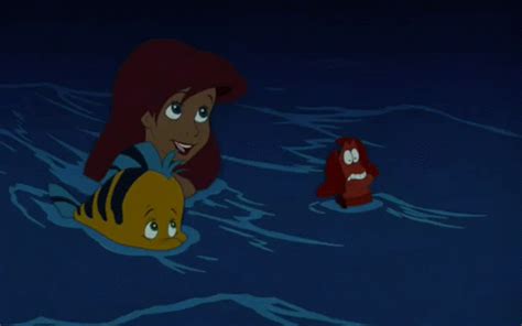 Ariel Swims to Eric's Boat by Arielfan90 on DeviantArt