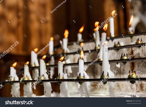 Candles In Catholic Church Stock Photo 401433742 : Shutterstock