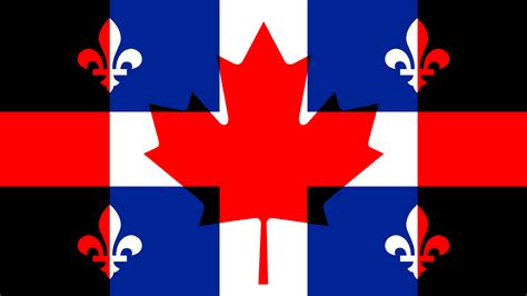 I made the overlapping Canada and Quebec flags that /u/_40m posted - - - I give you, Quanbecada ...