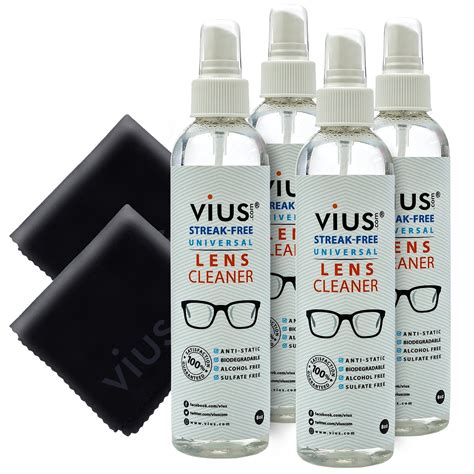 Lens Cleaner â€“ vius Premium Lens Cleaner Spray for Eyeglasses ...