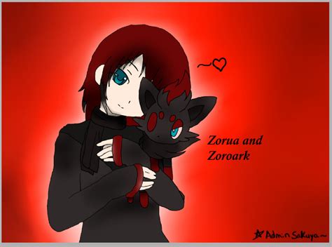 Zorua and Zoroark by RinYukiohara on DeviantArt