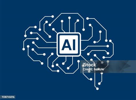 Human Brain And Artificial Intelligence Concept Stock Illustration - Download Image Now ...