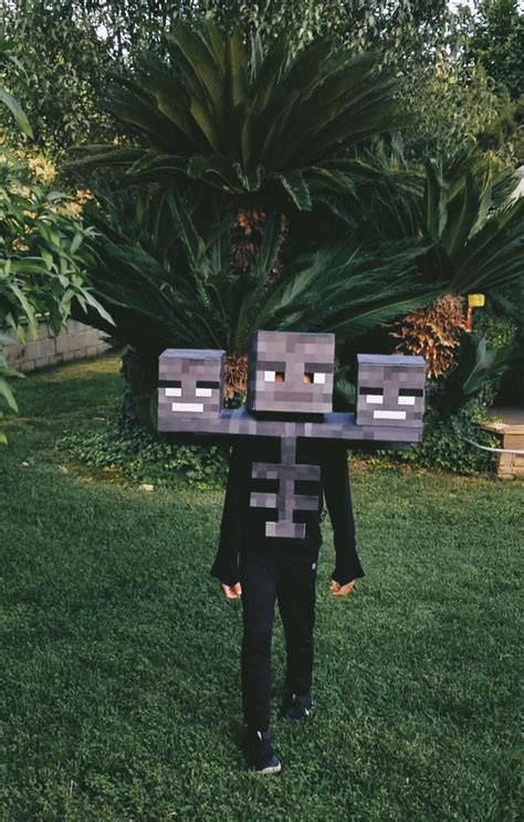 Happy Halloween! Sharing a quick DIY minecraft Wither costume that I ...