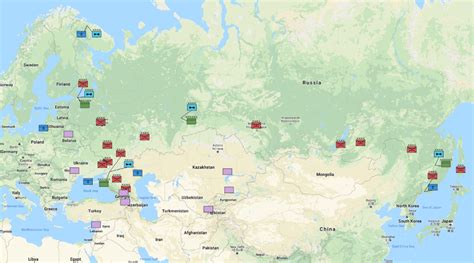 Russian Military Forces: Interactive Map