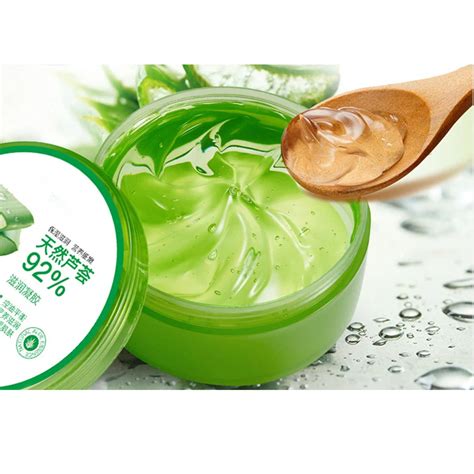 300ML Pure Natural Aloe Vera Essence Moisturizing Face Cream Oil ...