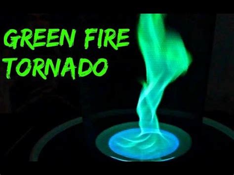 Green Fire Tornado - Science Experiment - YouTube