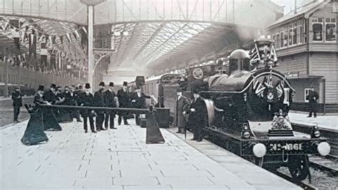 Heritage panels tell the history of Marylebone railway station