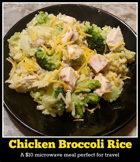 Chicken Broccoli Rice - A $10 Microwave Meal - From Val's Kitchen