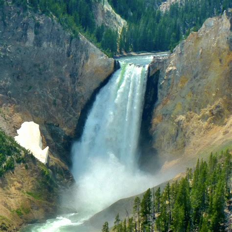 Yellowstone Waterfalls Gifs