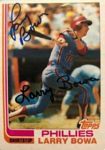 Larry Bowa Autographs and Memorabilia | Sports, Baseball