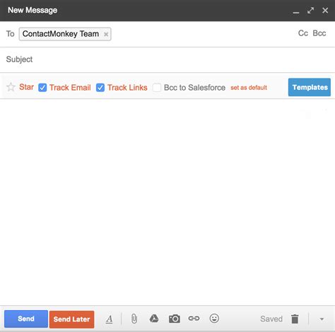 Gmail Create Email Template