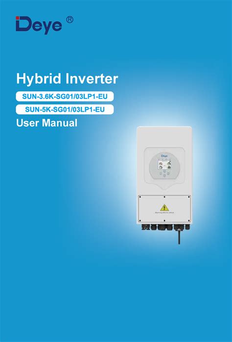 FILE 20210602 123843 502012 021【b】储能单相说明书sun-3 - Hybrid Inverter User Manual R 1. Safety - Studocu