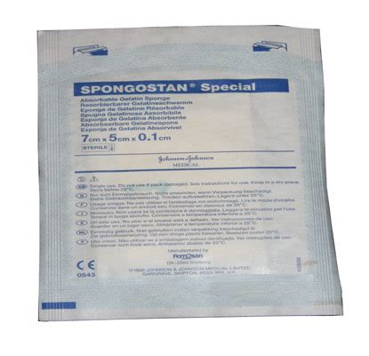 Spongostan Special hemostatic. Buy it from Suture Online.