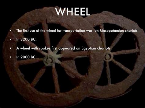 Ancient Mesopotamia Wheel