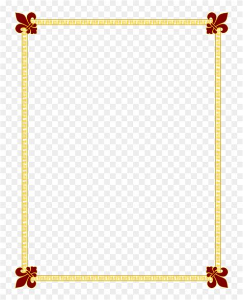 Invitation Borders - Blue And Gold Border - Free Transparent PNG Clipart Images Download