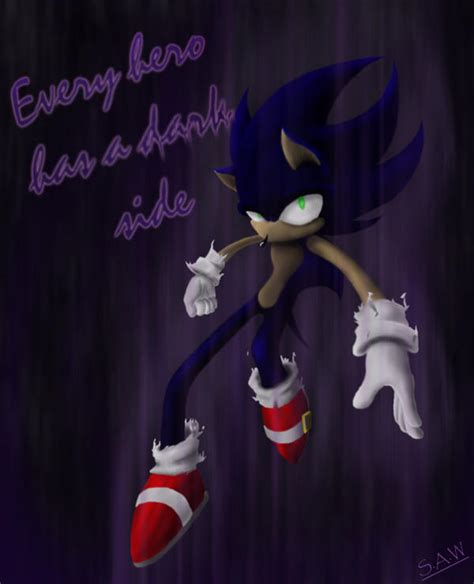 Dark Sonic by TheEternalFlare on DeviantArt