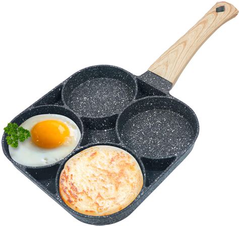 NITCO 4 Hole Frying pan Cooking Pot Non-Stick Pancake Maker Home ...