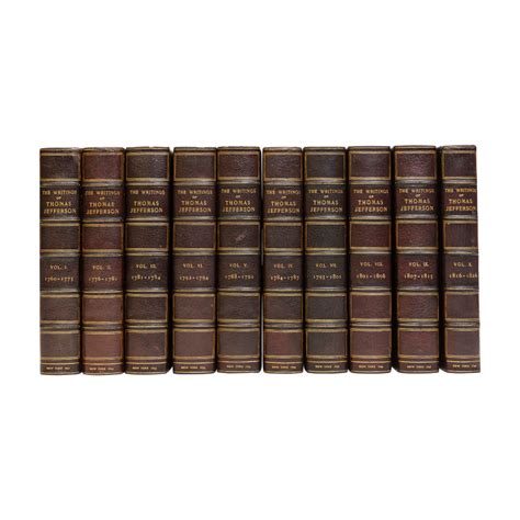 Thomas Jefferson Antique The Complete Writings Of Thomas Jefferson ...